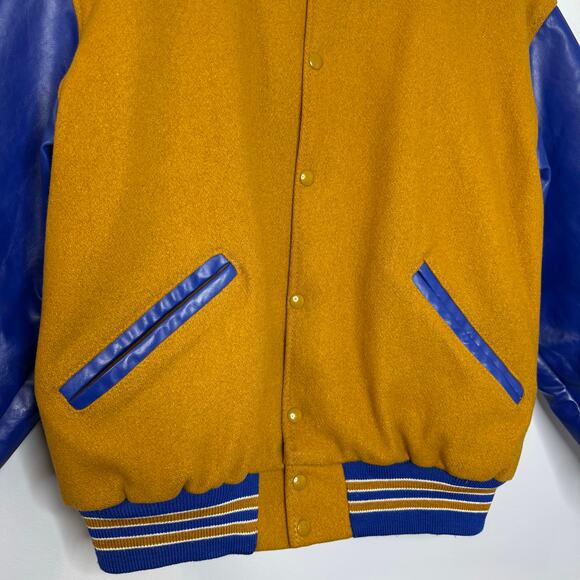 Vtg Varsity Letterman Jacket Game Sportswear Leather & Wool Men's L - Picture 14 of 14